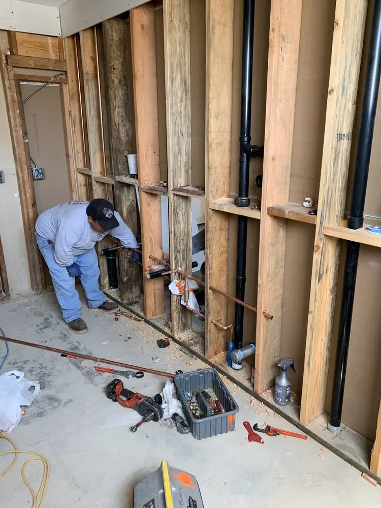 Commercial rough-in plumbing for Gas Line Repair in Las Sendas